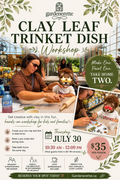 Clay Leaf Trinket Dish Workshop